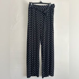 Torrid wide leg polka dot pants